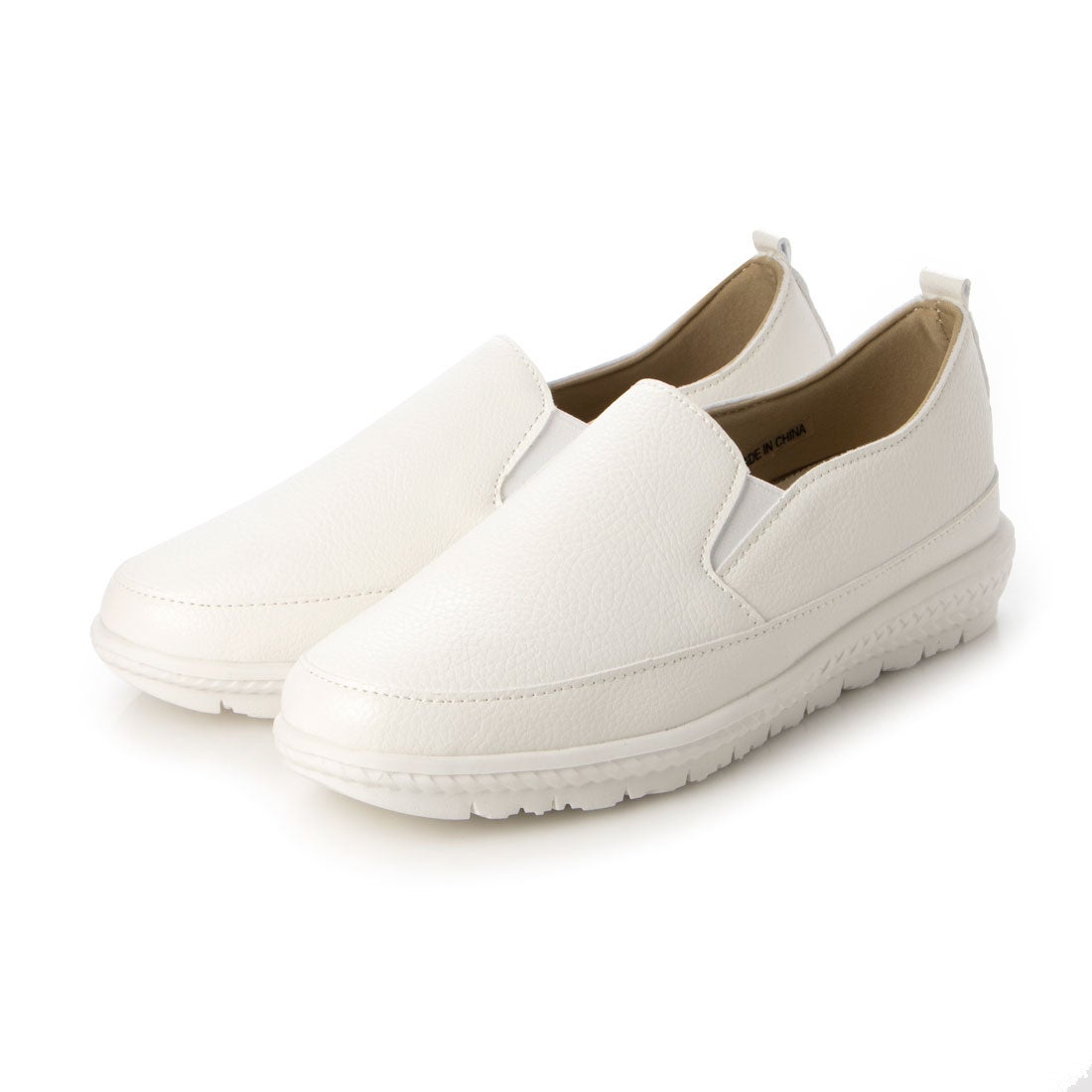 スリッポンカジュアルシューズ （WHITE）